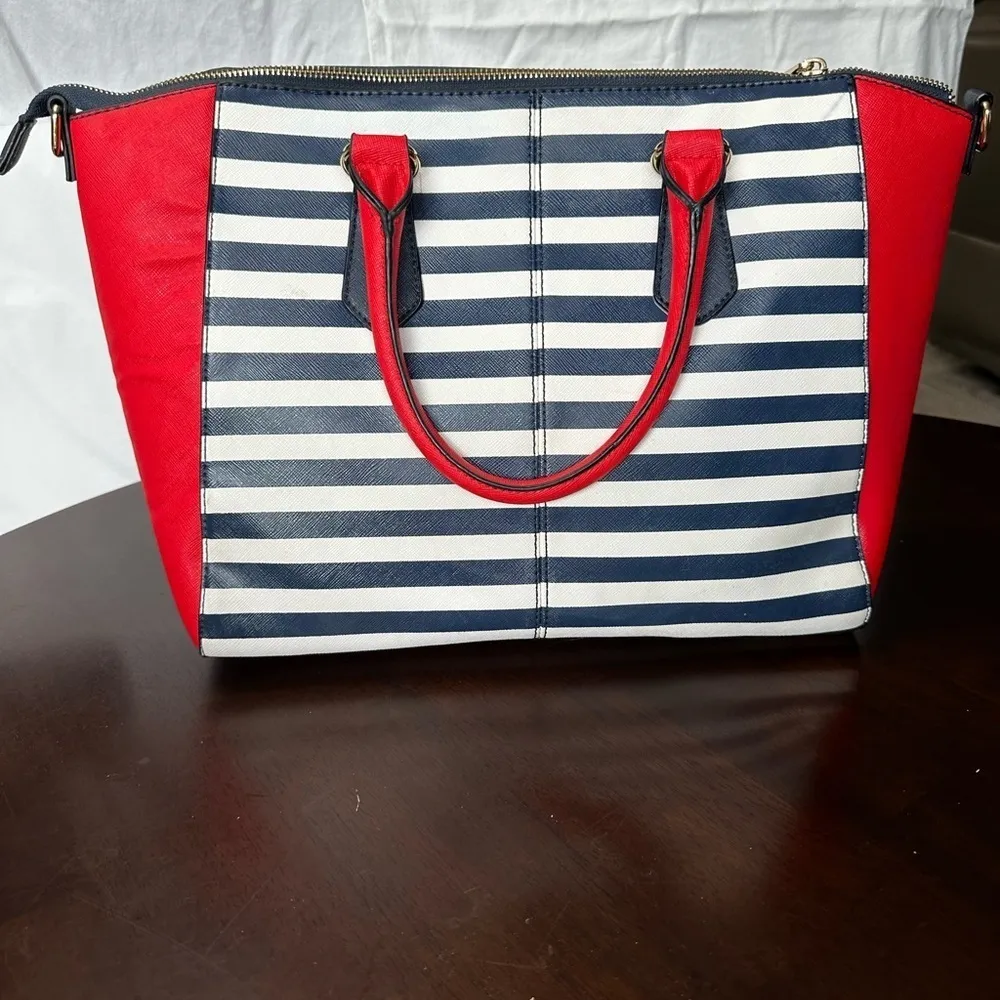 Aldo  Red, White & Blue Tote - Image 2