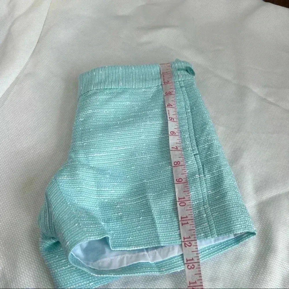 Lilly Pulitzer Blue Sloane Tweed Textured Shorts Size 2 - Image 13