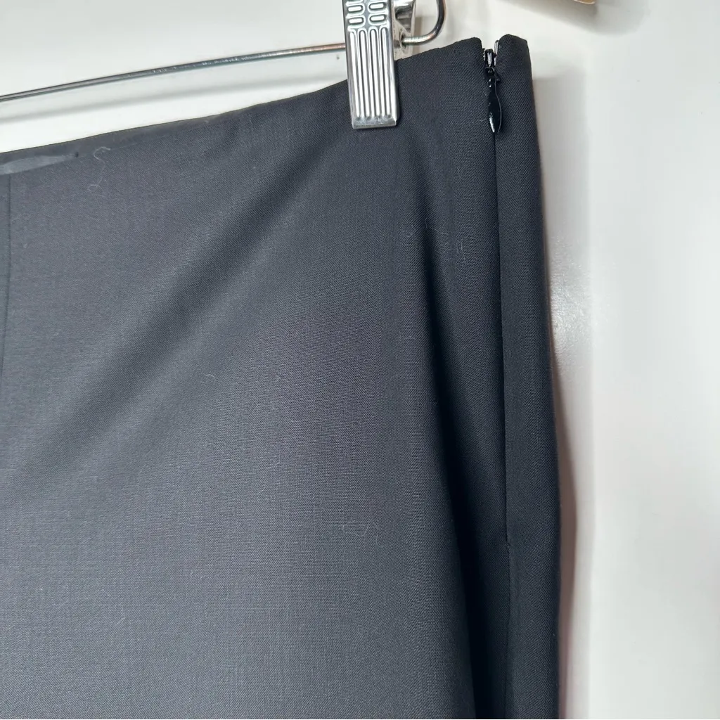 Theory Black Demetria Admiral Crepe Pants Size 8 - Image 6