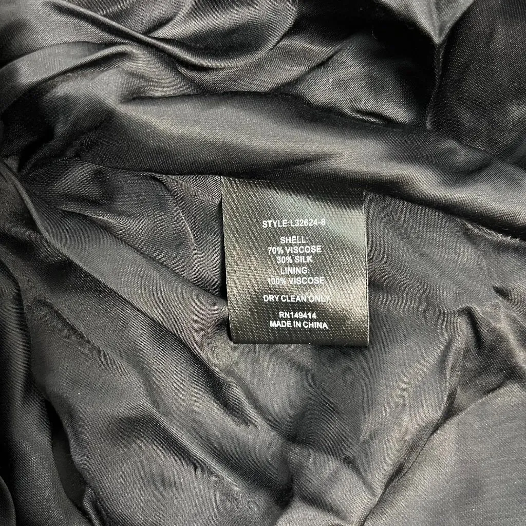 $465 NWOT JOHNNY WAS JADE Silk Blend NADIA Halter Floral Maxi Dress Size XS - Image 14