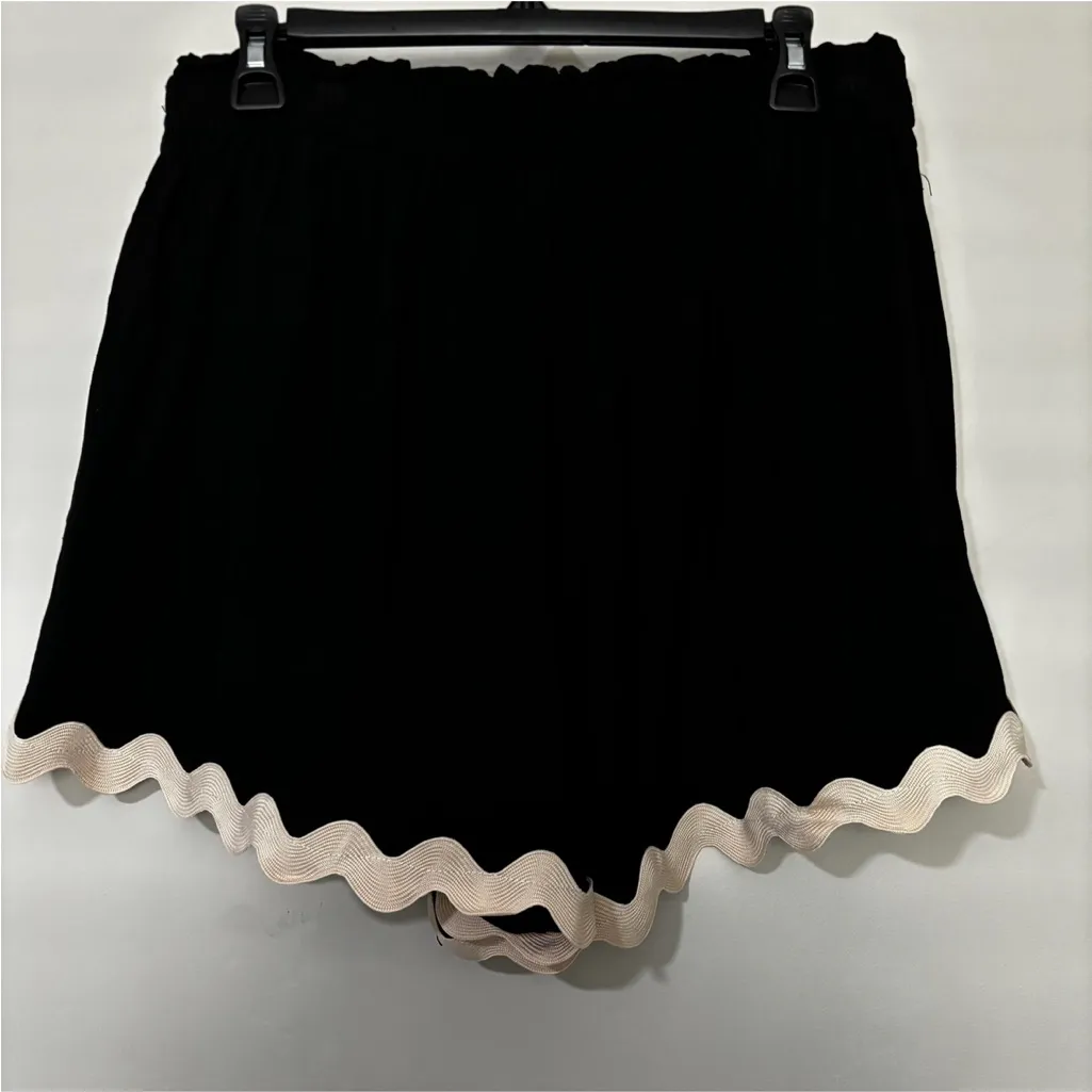 Petal & Pup Katy Short Set Black Scalloped Lace Trim Size XL - Image 5