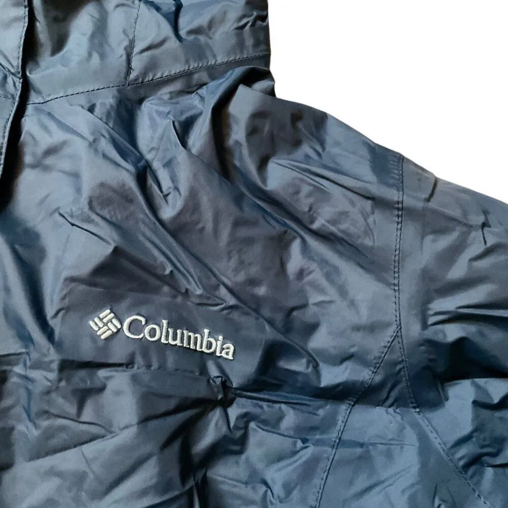 Columbia Mens Omni-Tech Waterproof Jacket Size XL Black - Image 2