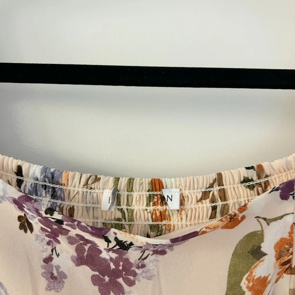 Baltic Born Giselle Smocked Maxi Dress in Blush Pink Floral Size XS NWOT - Image 7