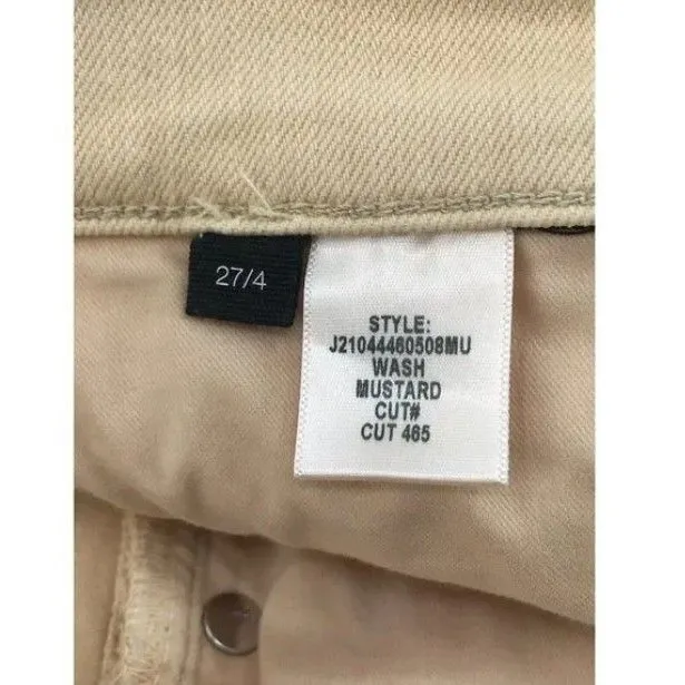 Veronica Beard Maera High Rise Twee Skinny Yellow Jeans Preppy Teacher 24/7 - Image 7