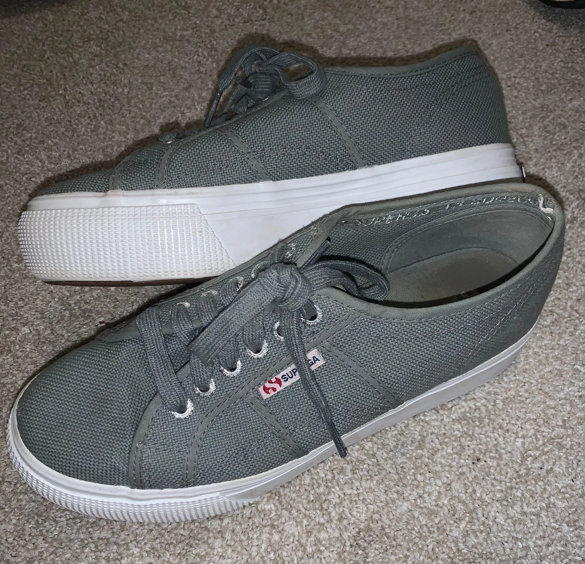 Gray Platform Sneakers - Image 2