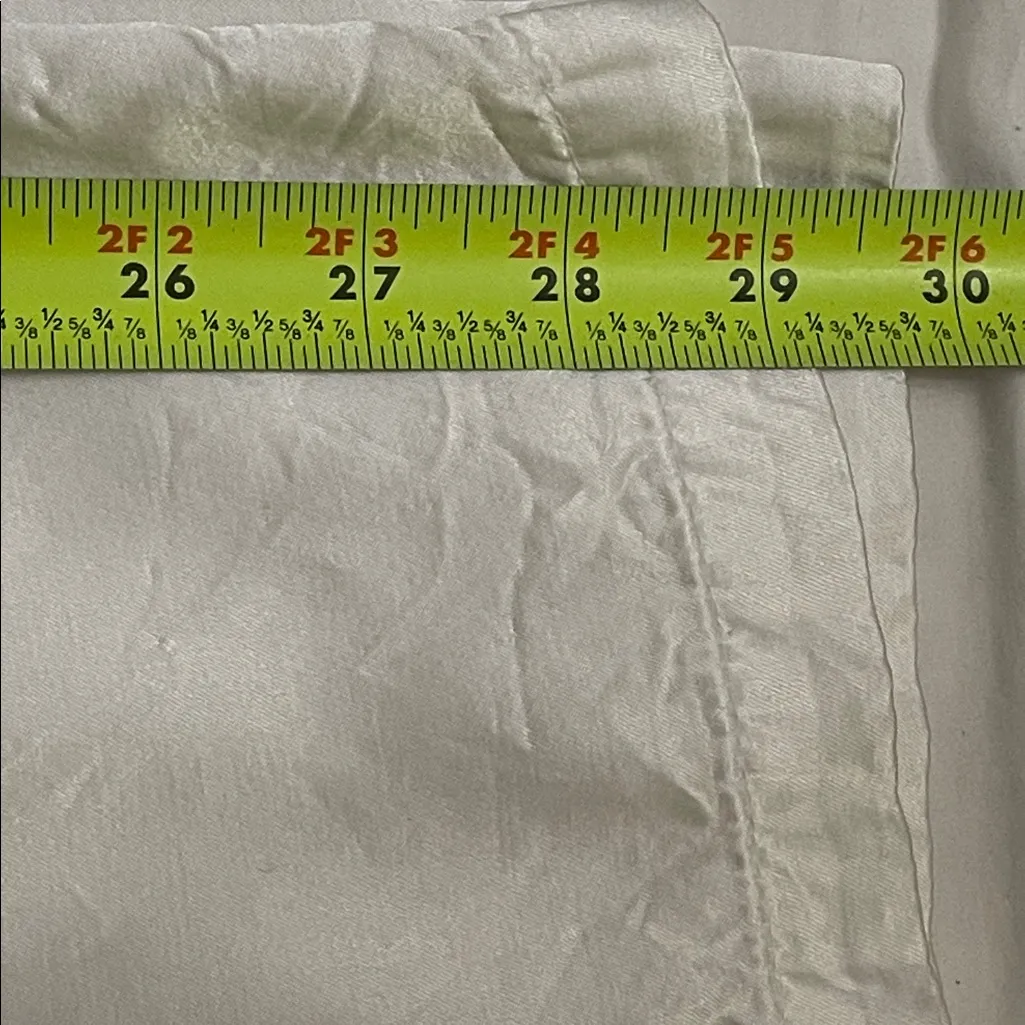 Pj Harlow White Jolie Silk Satin Wide Leg Lounge Pants Womens Size XL - Image 8