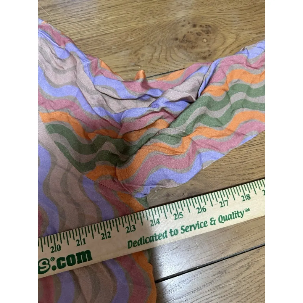 Asos Design Colorful Button Up Shirt Womens Sz 2XL To Fit‎ Chest Viscose Preppy - Image 10