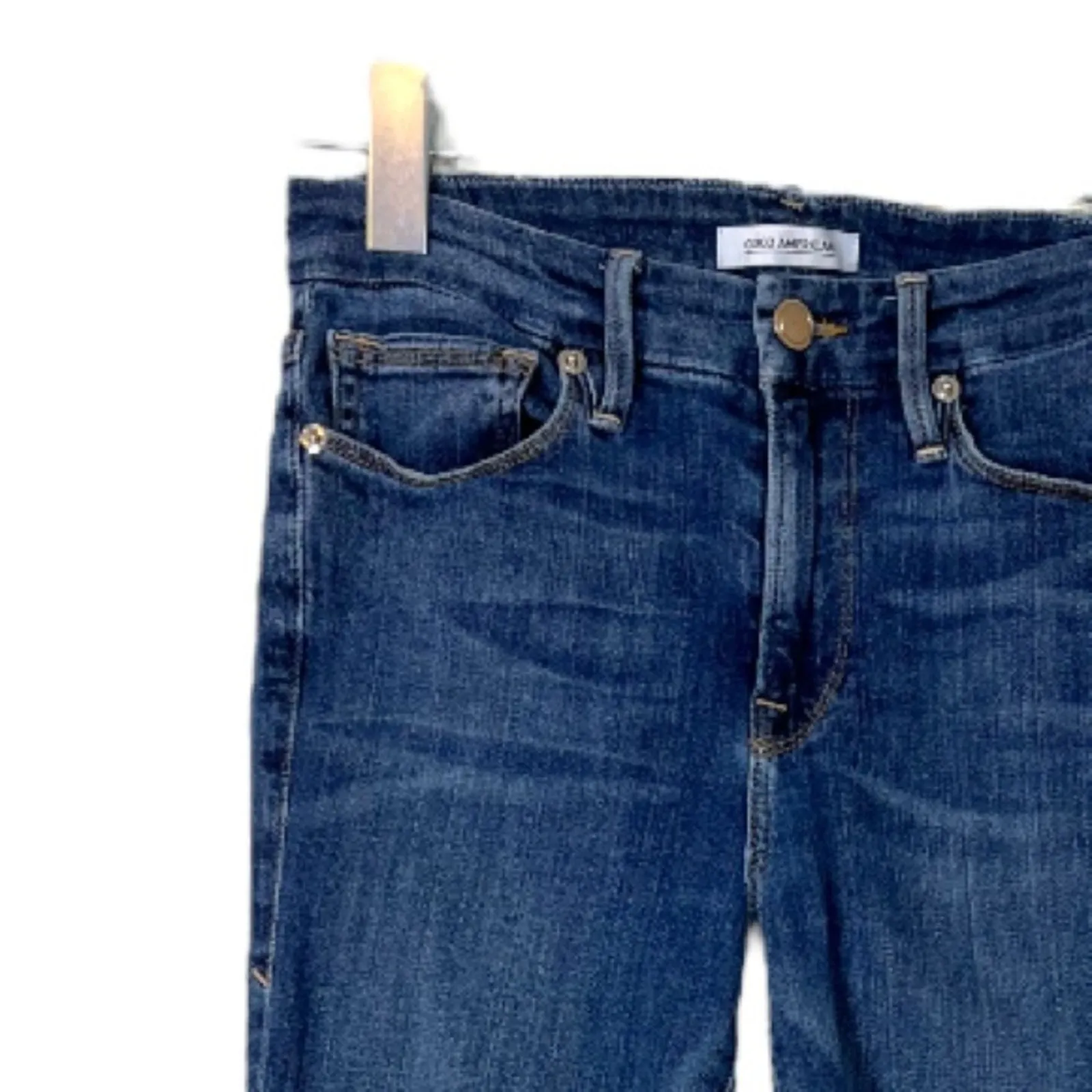 Good American Jeans Women’s Good Legs 9" Mid Rise Skinny Ankle Shaping Size 4/27 - Image 7