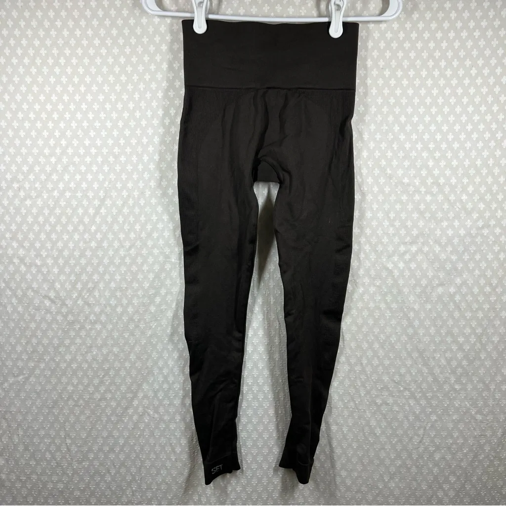 Set Active‎ Dark Brown Sculptflex Power Seamless Leggings - Image 5