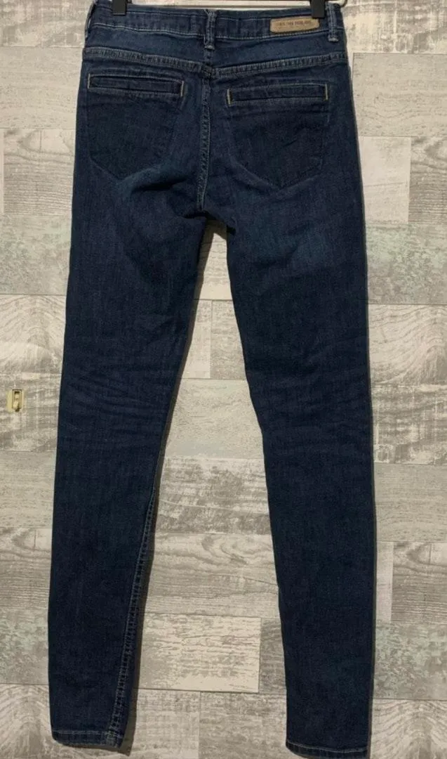 ZARA Basic Straight Blue Jeans Ladies 2 - Image 2