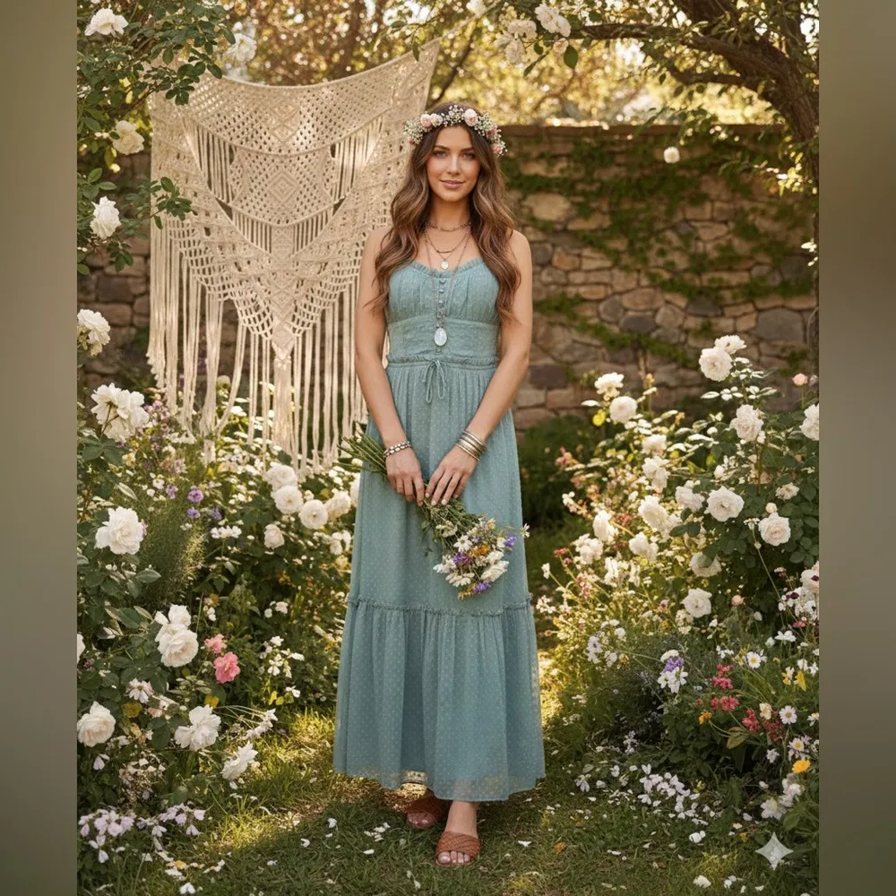 Patrons of peace women’s dress size Med NWT - Image 3