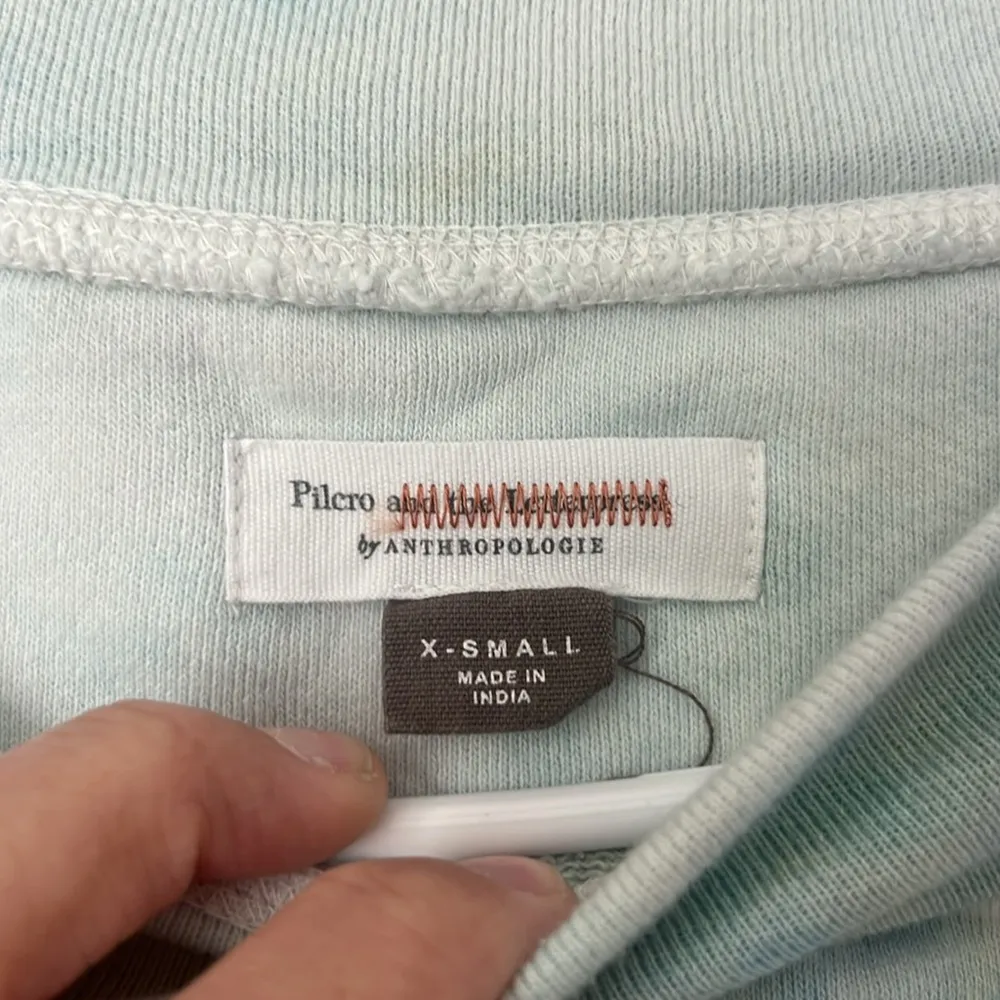 Anthropologie Pilcro Women's Elayna Tie-Dye Sweatshirt Pullover Mock Neck XS - Image 3