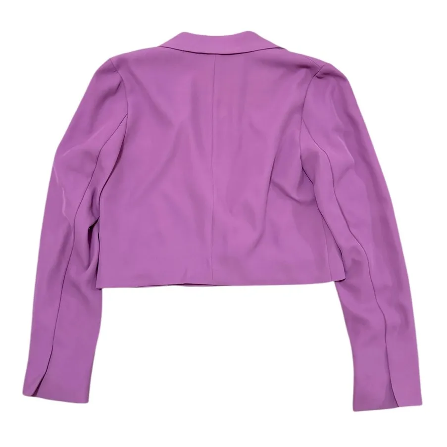 Jason Wu Single-button Cropped Tailored Blazer in Lavender size Small - Image 4