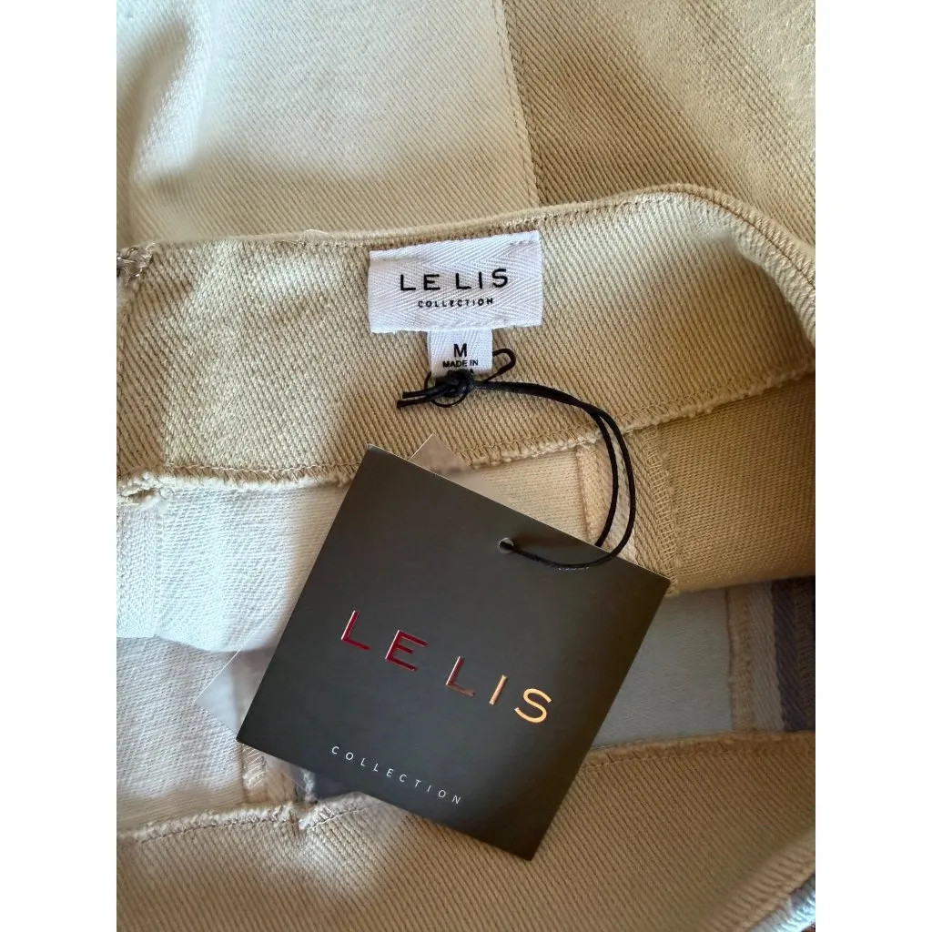 NWT Le Lis Blue, Tan and White Skirt - Image 5
