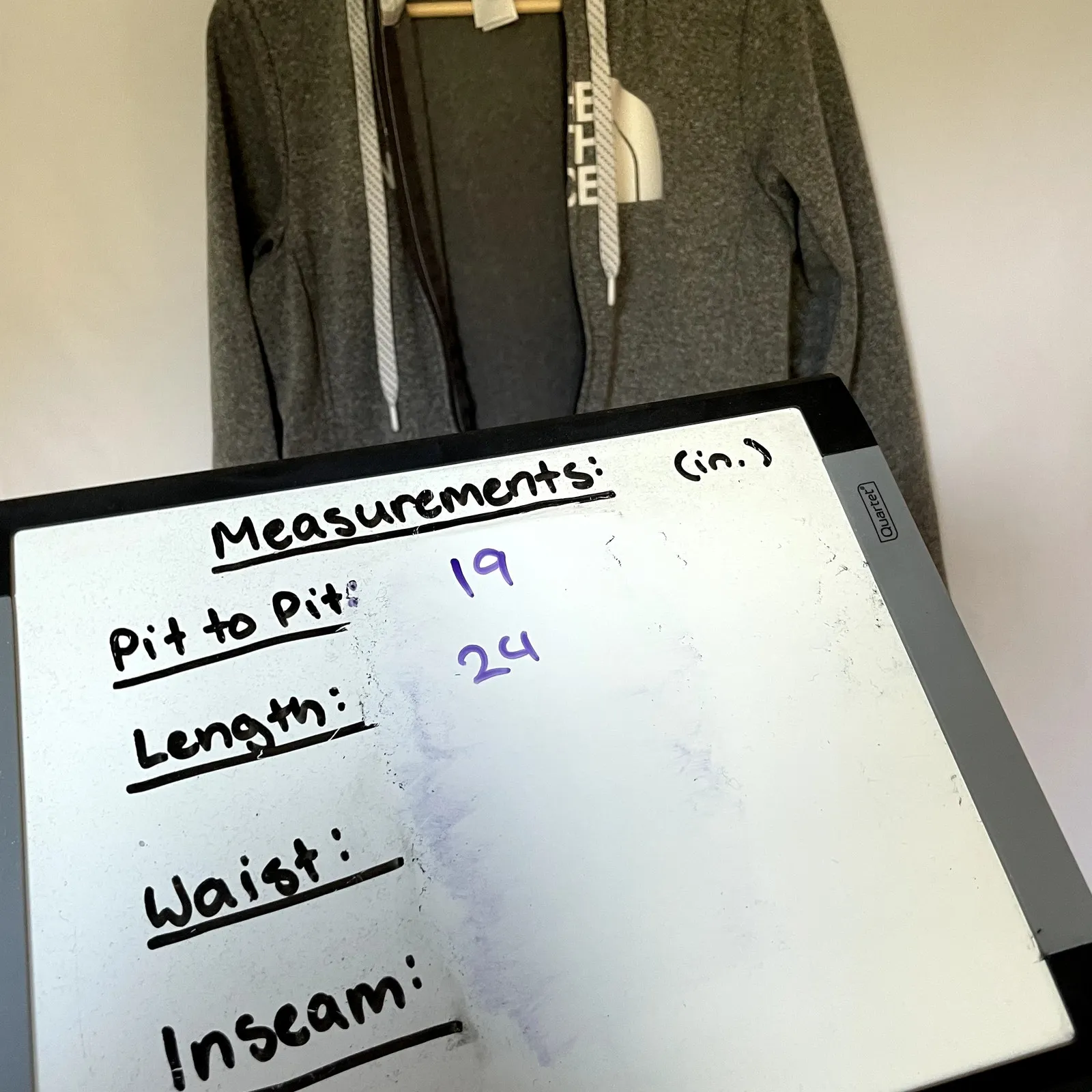 The North Face  full zip gray sweater pockets women's size small athleisure top - Image 4