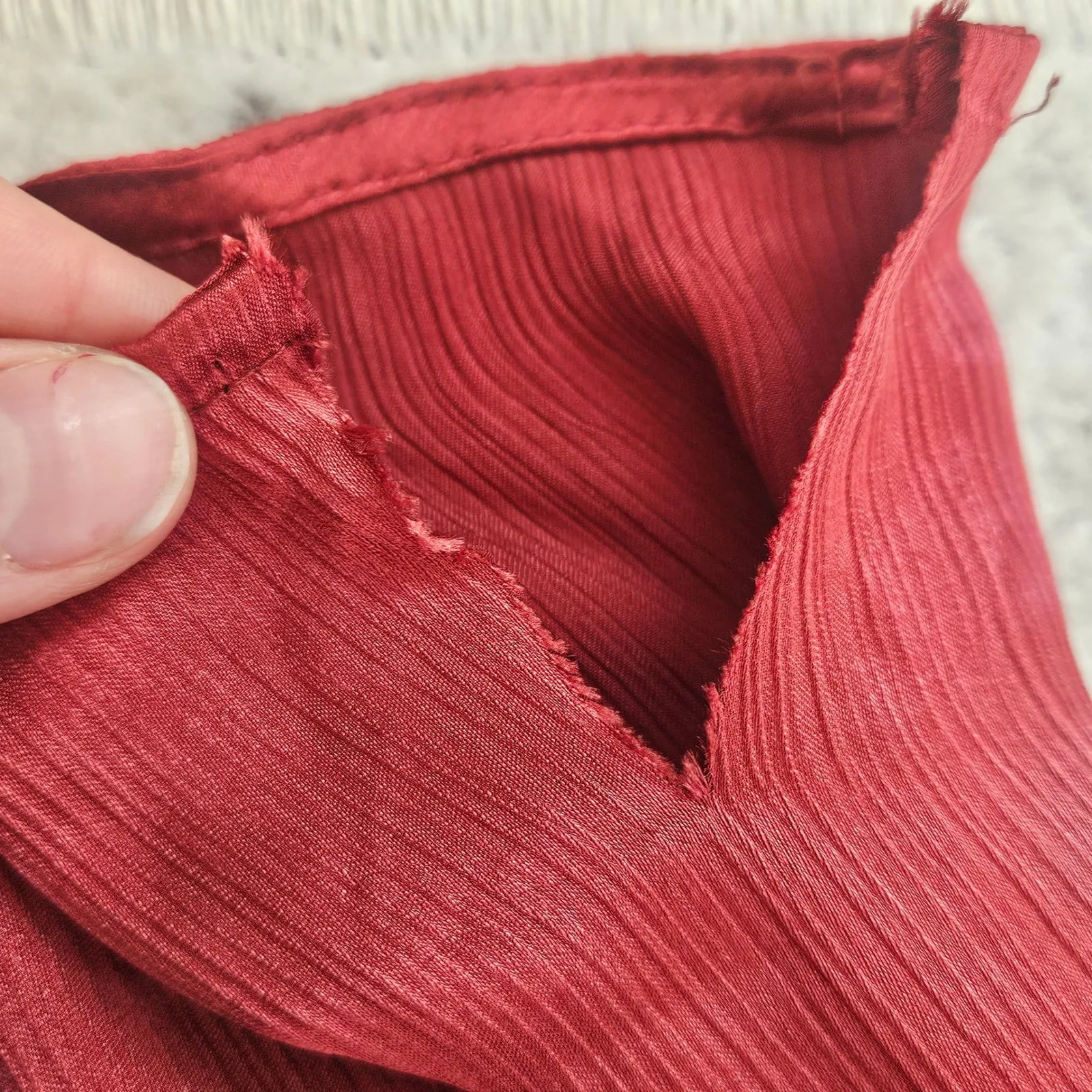 Michael‎ Costello x REVOLVE Sybil Crop Top and Skirt Set Red XS/S Flaws - Image 3