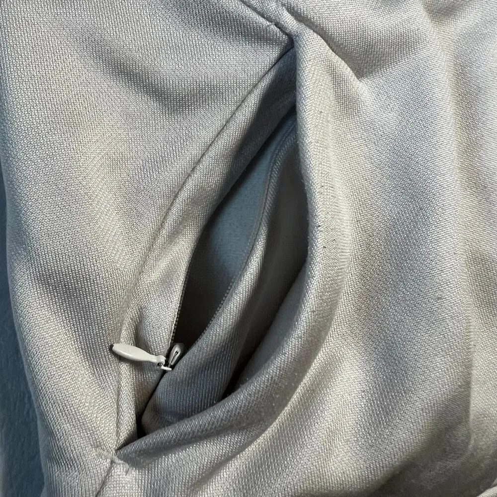 Athleta Faux Fur Trim Triumph Luxe Shine Hoodie Size Medium Winter Outdoors - Image 6