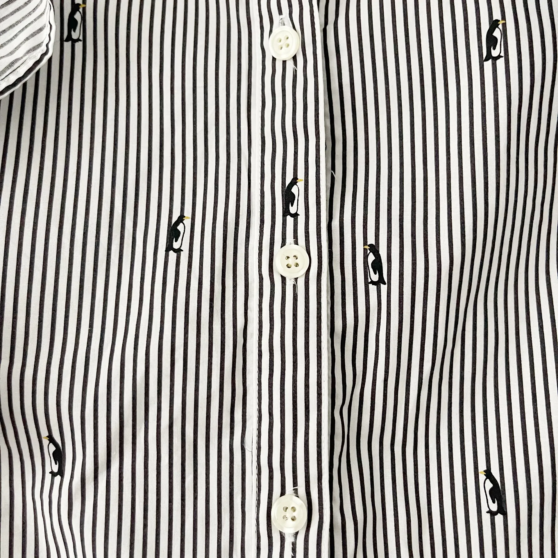 Kate Spade Mini Penguin Ruffle Button Down Shirt - Image 6