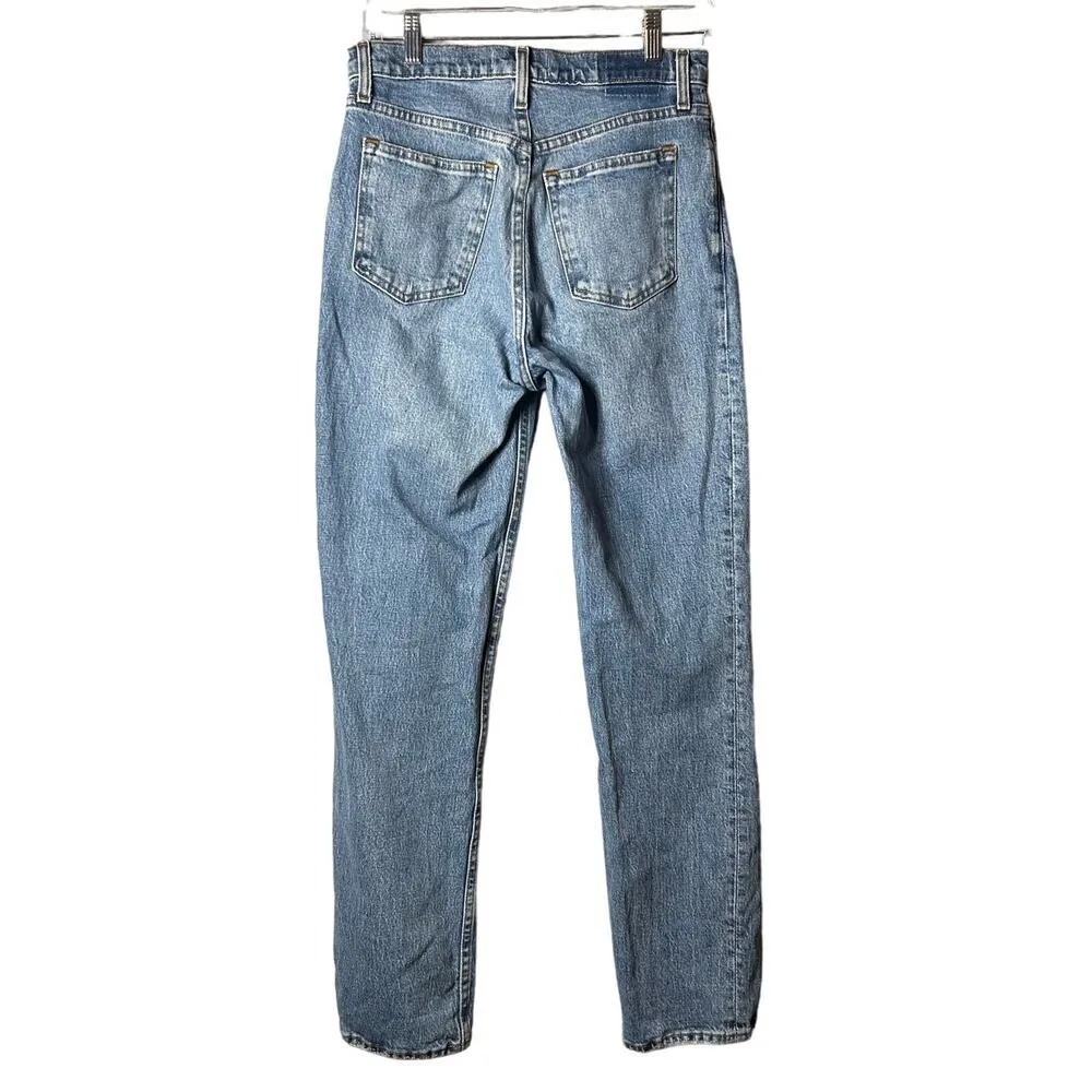 Abercrombie & Fitch Jeans Womens 27/4 Blue '90s Straight Ultra High Rise‎ Jeans - Image 2