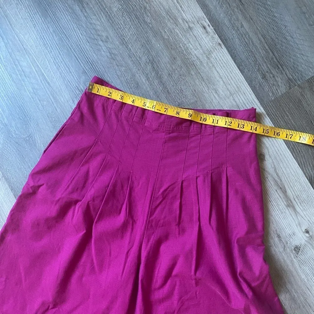 Anthropologie High Rise Pleated Pants Orchid Purple Wide Leg 6 - Image 9