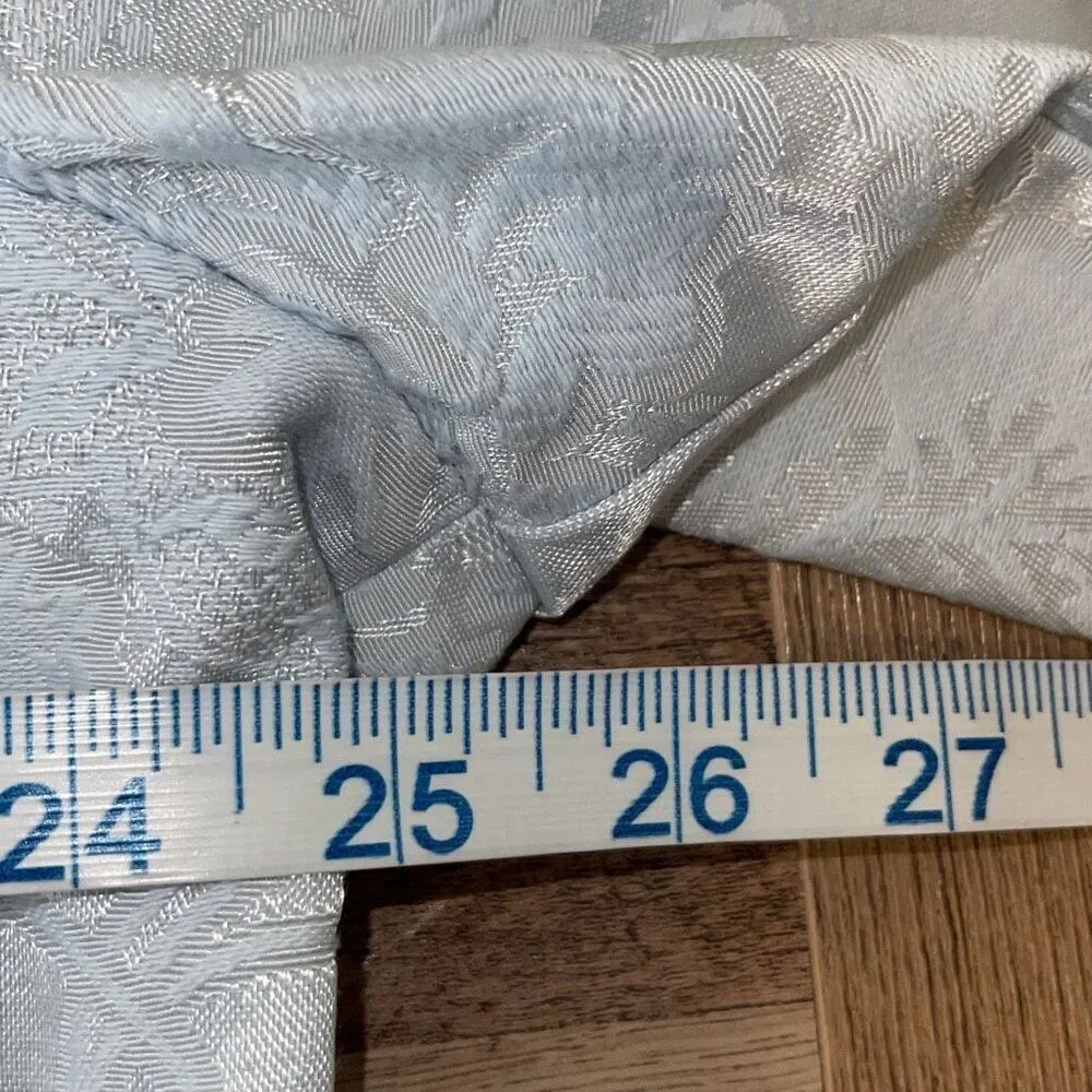 Lady Nah Nah Vintage Womens Embellished Jacquard Jacket & Dress 2 Piece Set Blue Size 24W - Image 15