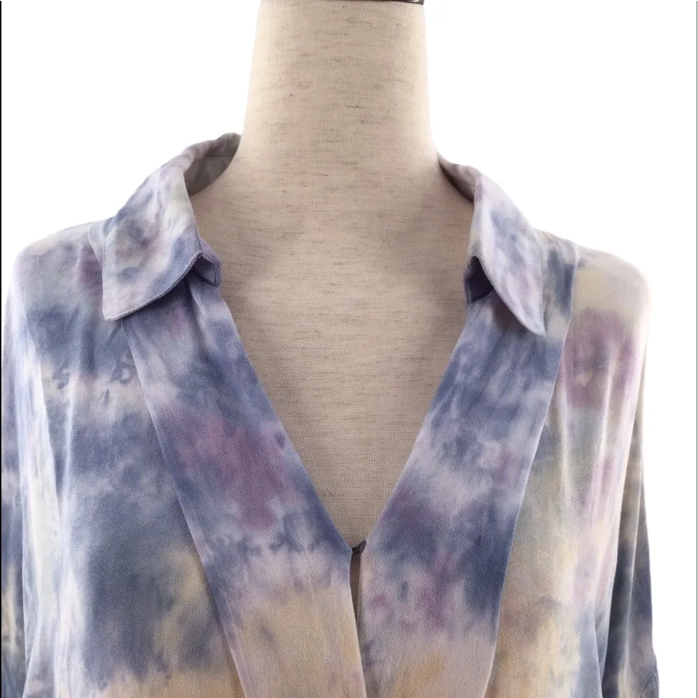 Young fabulous& broke Jayden Tie Dye Surplice Top - Image 3