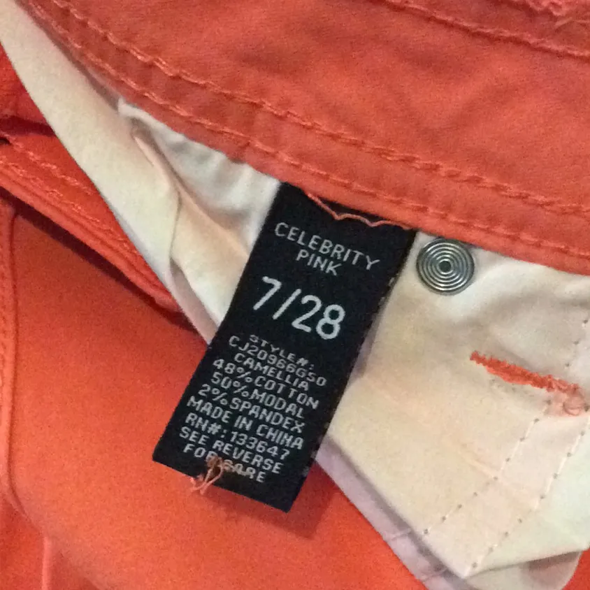 Celebrity Pink orange color skinny‎ denim jeans - Image 4