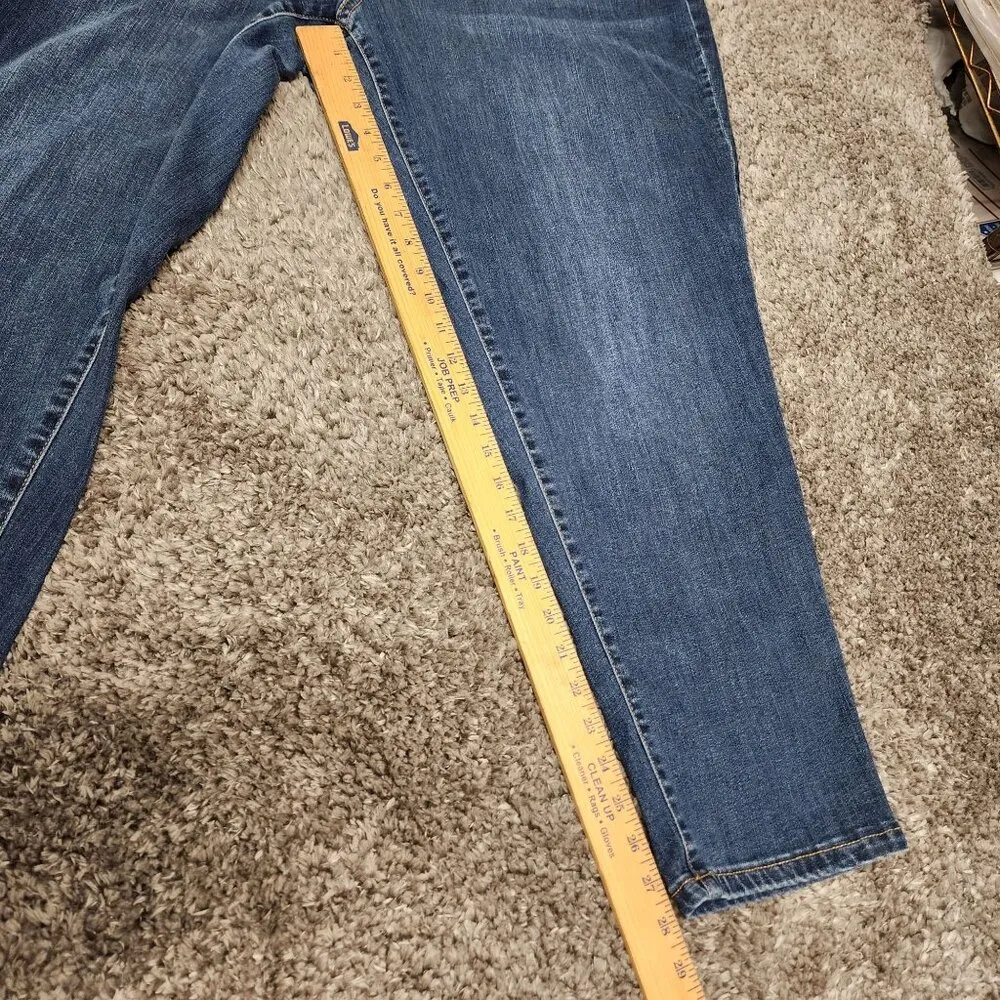 Lane Bryant Jeans Size 24 Low Rise Straight Leg Denim Zipper Front Back Pockets - Image 6