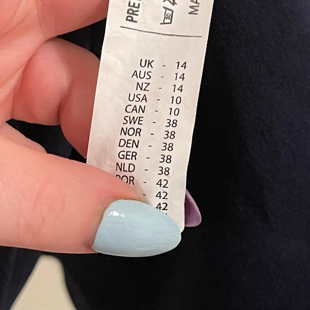 PrettyLittleThing Navy Cut Out Fit and Flare Sweetheart Dress Size 10 - Image 7