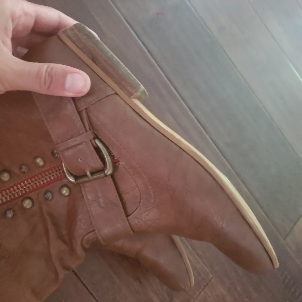 Not rated brown tall boots size 8 women's - Image 5