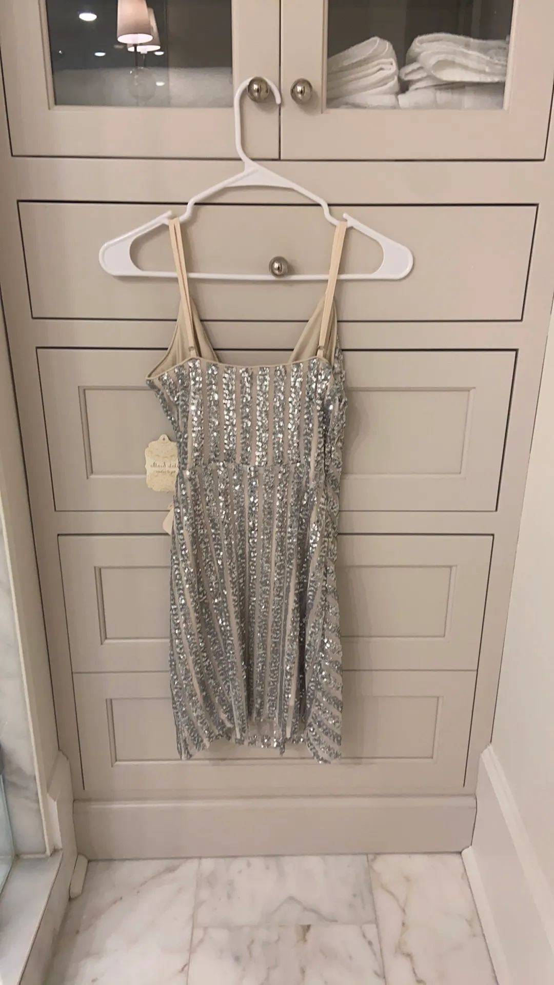 Altar'd State Silver Mini Dress - Image 2