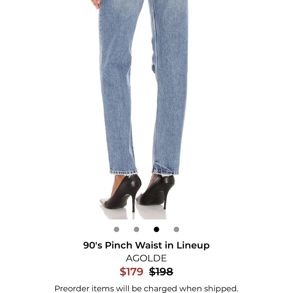 AHOLDE 90’s Pinch Waist in Lineup Size 26 - Image 8