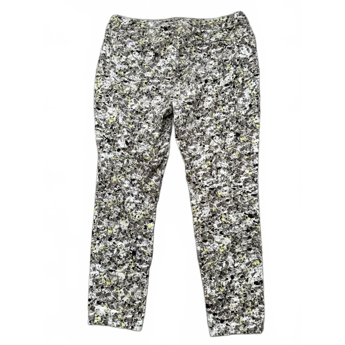 Simply Vera Vera Wang Women's Casual Pants Jeans Size 12 Cropped Brown White - Image 3