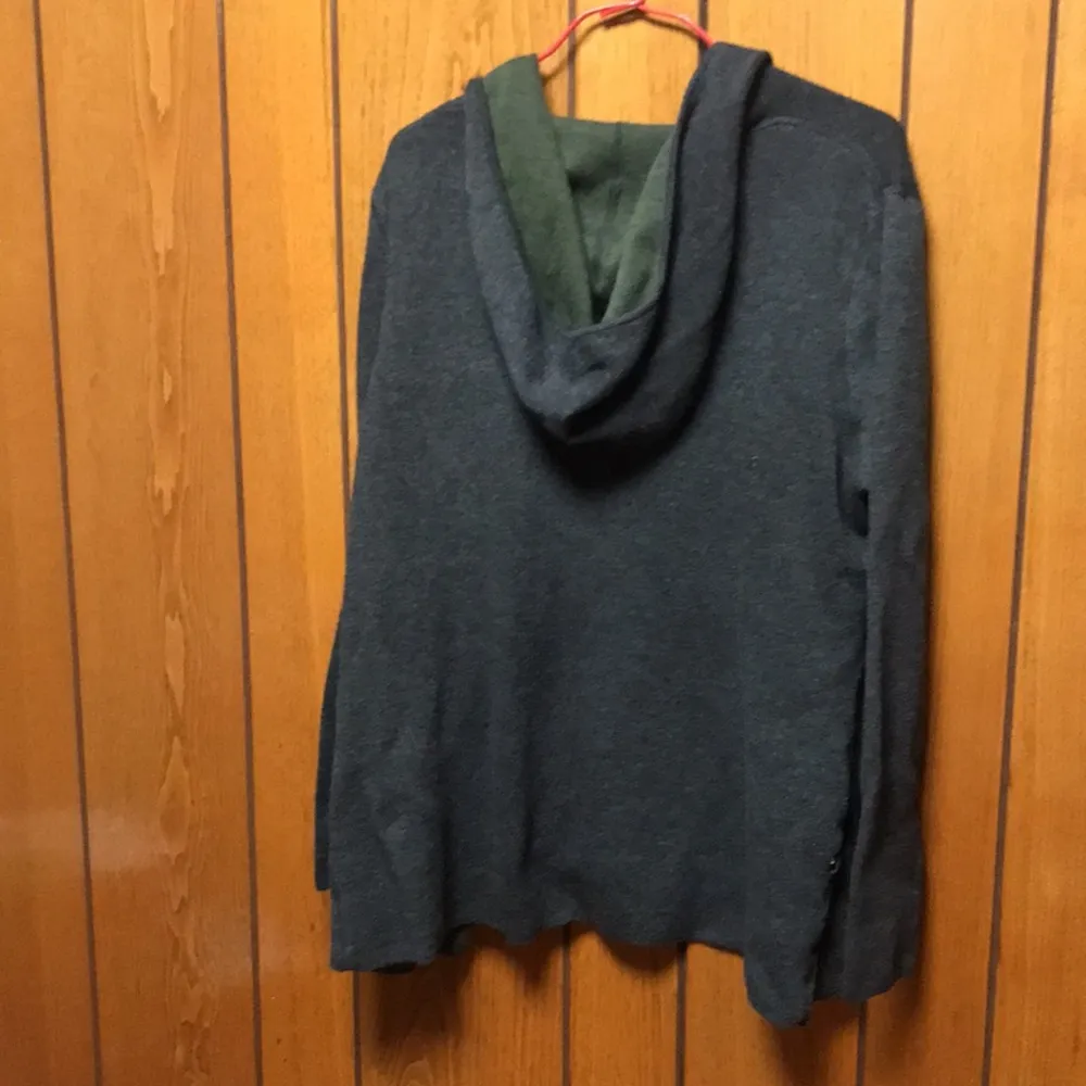 Subtle Luxury reversible wool open hoodie Gray Size M - Image 2