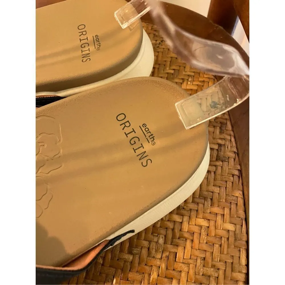 Earth origins blue leather flip flops size 11 - Image 5