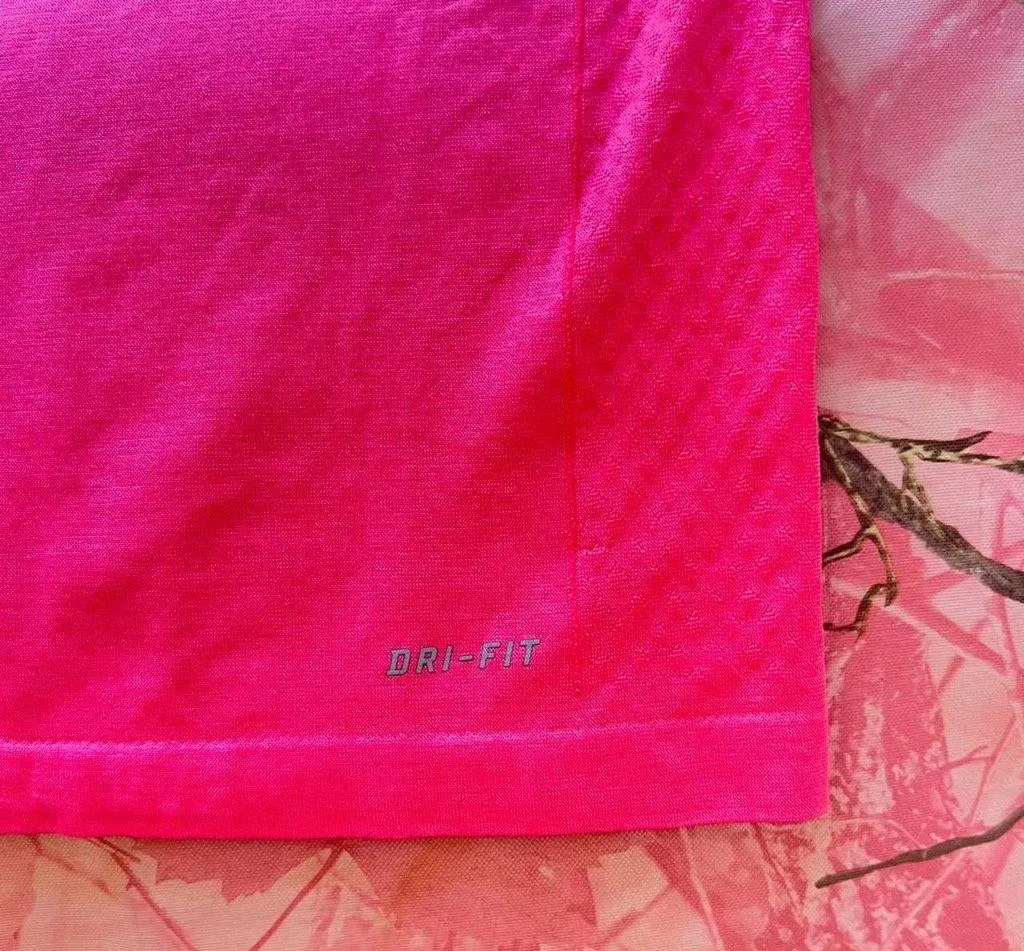 nike dri fit long sleeve hot pink shirt  - Image 8