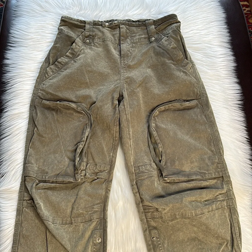We The Free Dusty Olive Can’t Compare Slouch Pants - Image 3