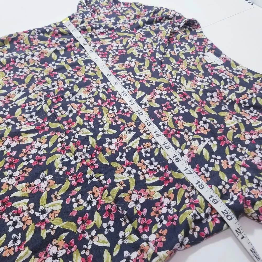 J. Jill Women size 1X Ditsy Floral Print Maxi Dress Multicolored - Image 4