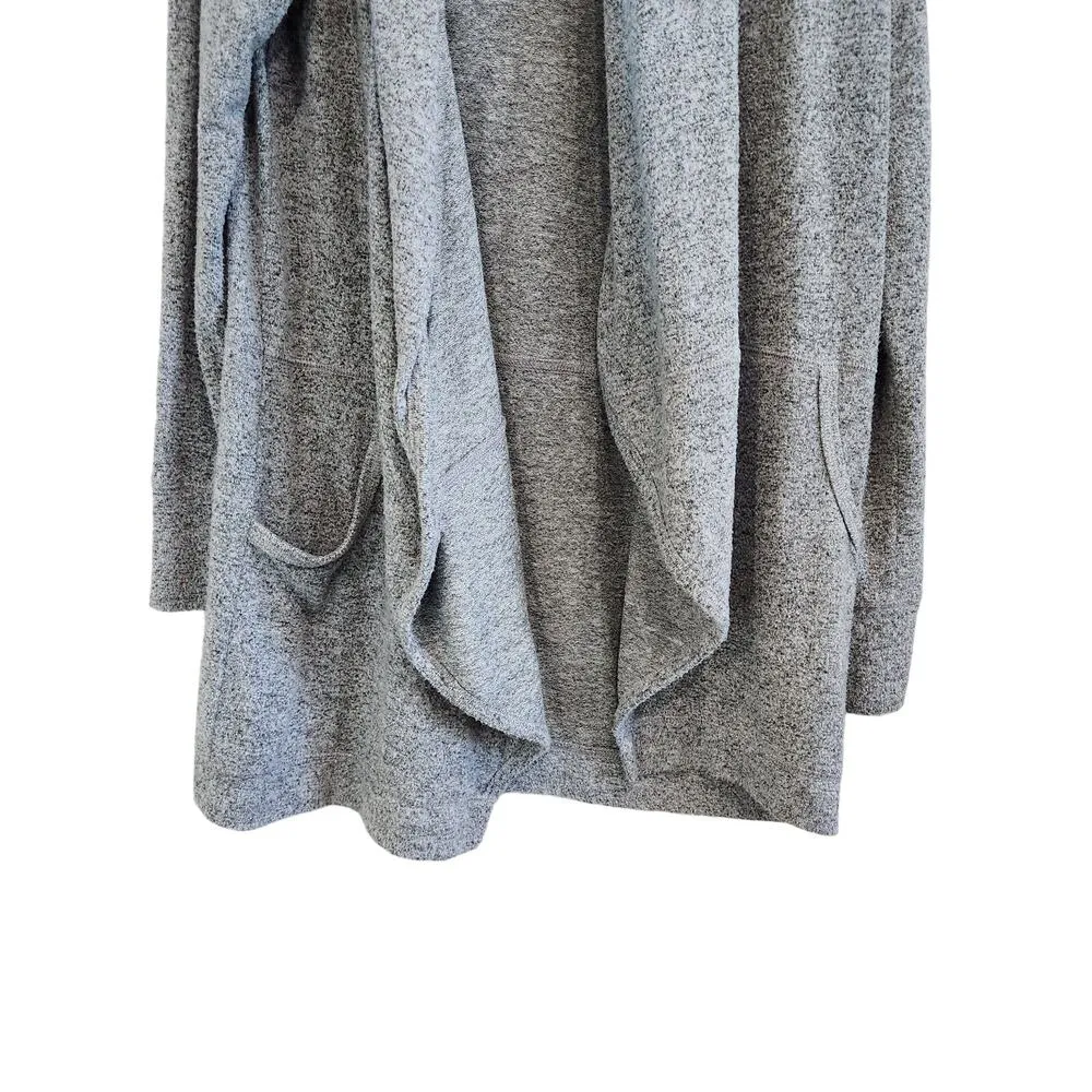 Abercrombie & Fitch Oversized Gray Long Line Cardigan Sweater Cozy Size Small - Image 5
