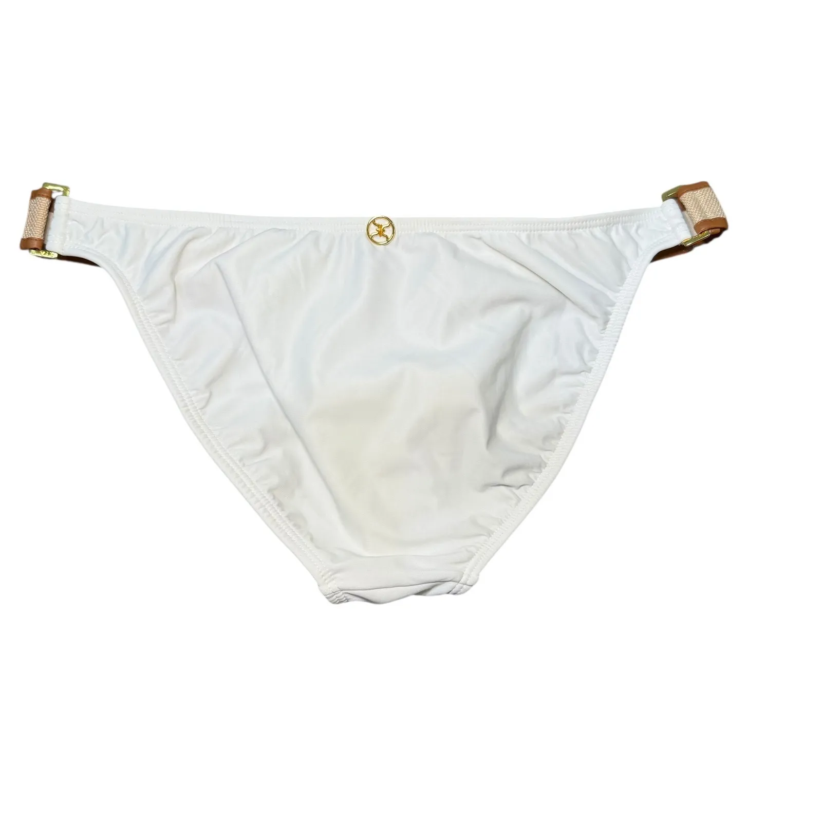 V.X. Paul Herman Bikini Set White Halter Top & Bottoms Beach Swim Suit medium White - Image 6