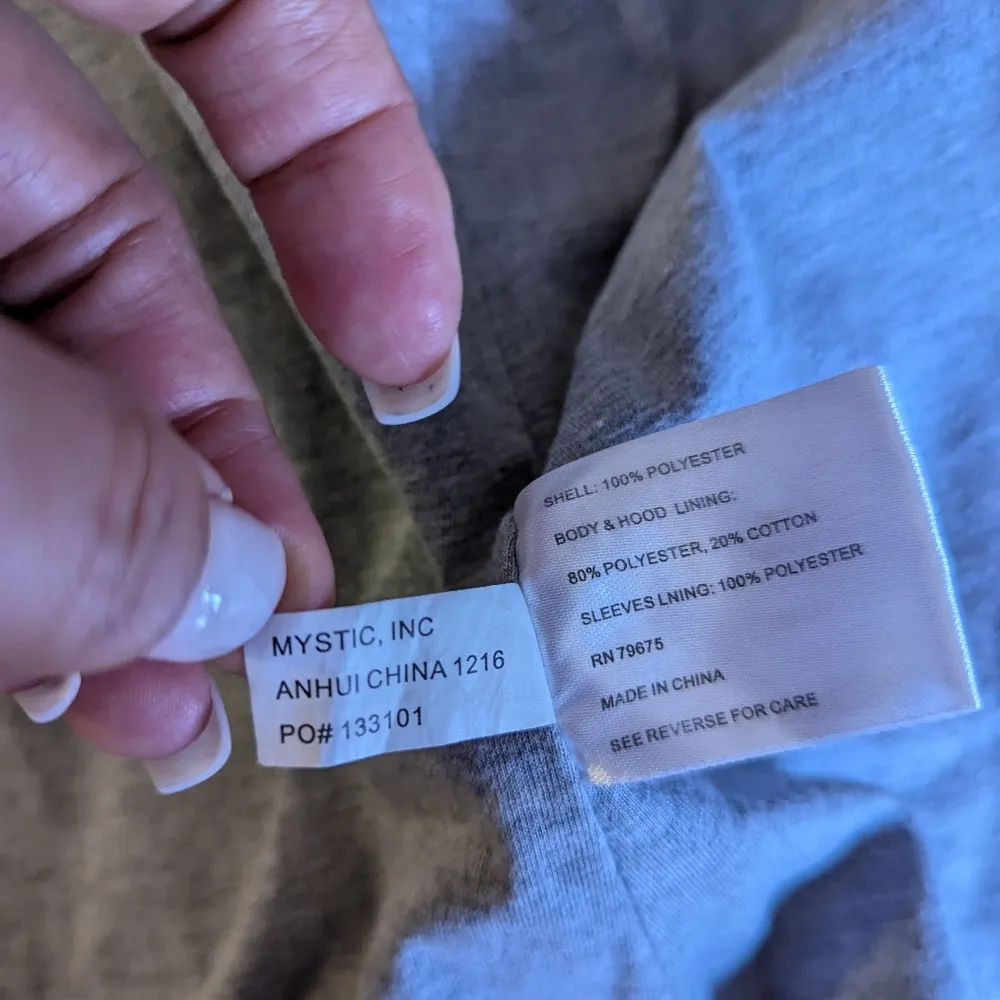 Michael Kors Silky Light Weight Wind Breaker Silver Jacket Teen  Size 14 - Image 9