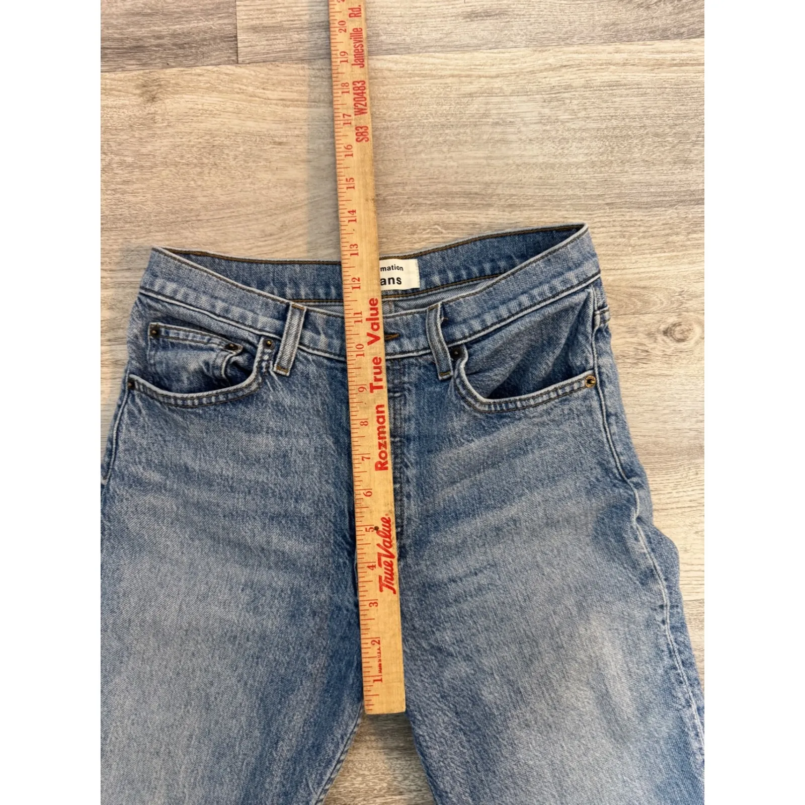 Reformation Serena High Rise Skinny‎ Jeans Maya Wash Denim Womens Size 26 - Image 10