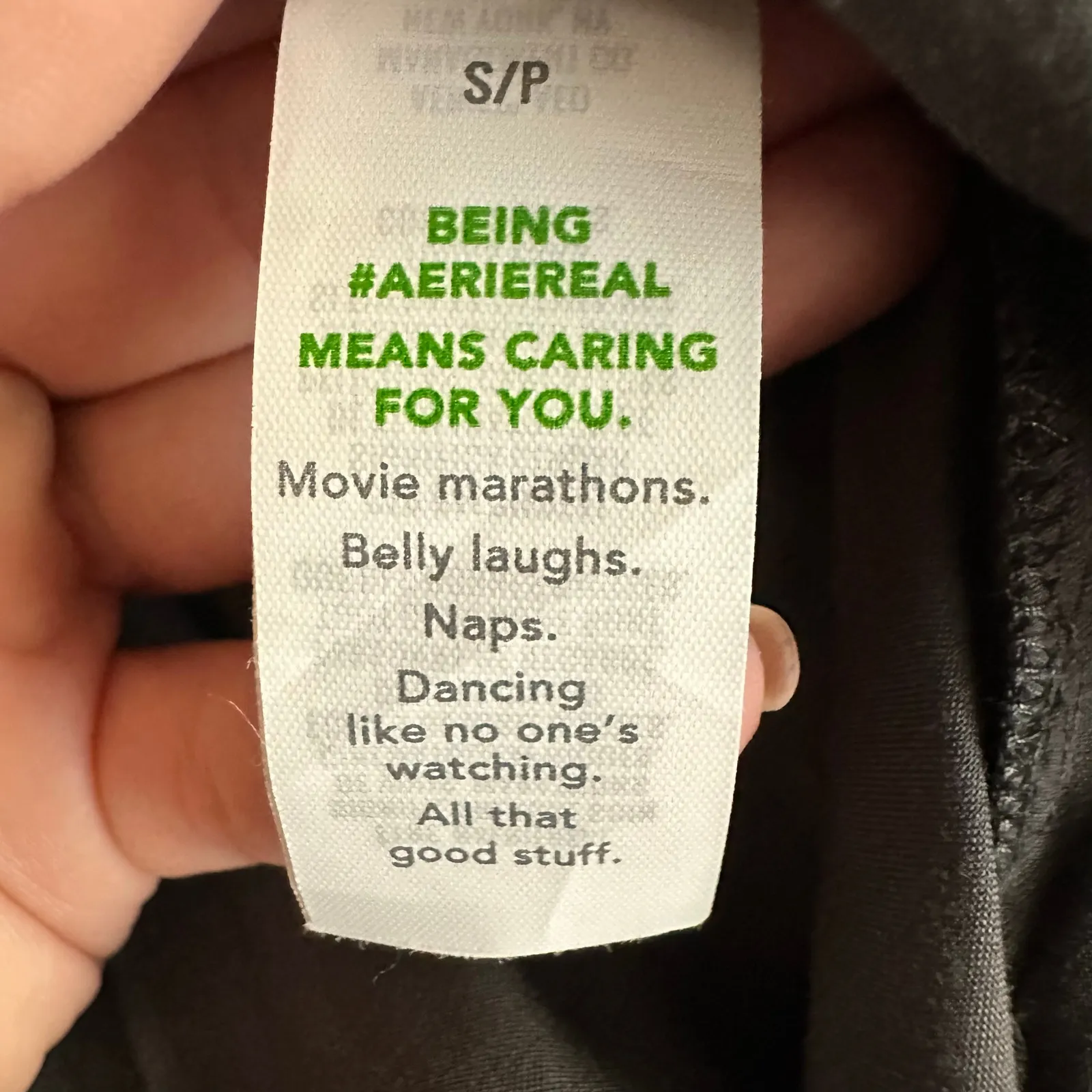 Aerie Gray Silky Cargo Jogger Pants Small Lightweight Drawstring Pockets - Image 8