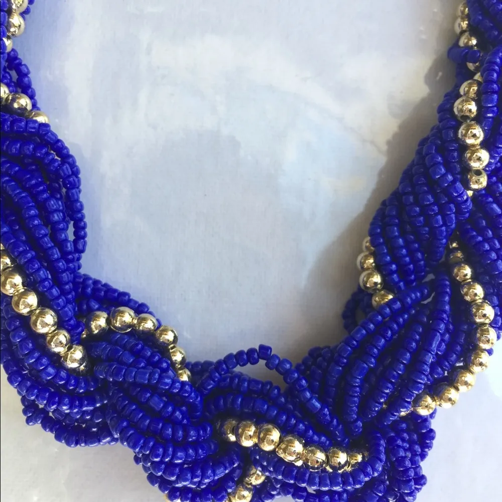 beaded statement necklace - Image 3