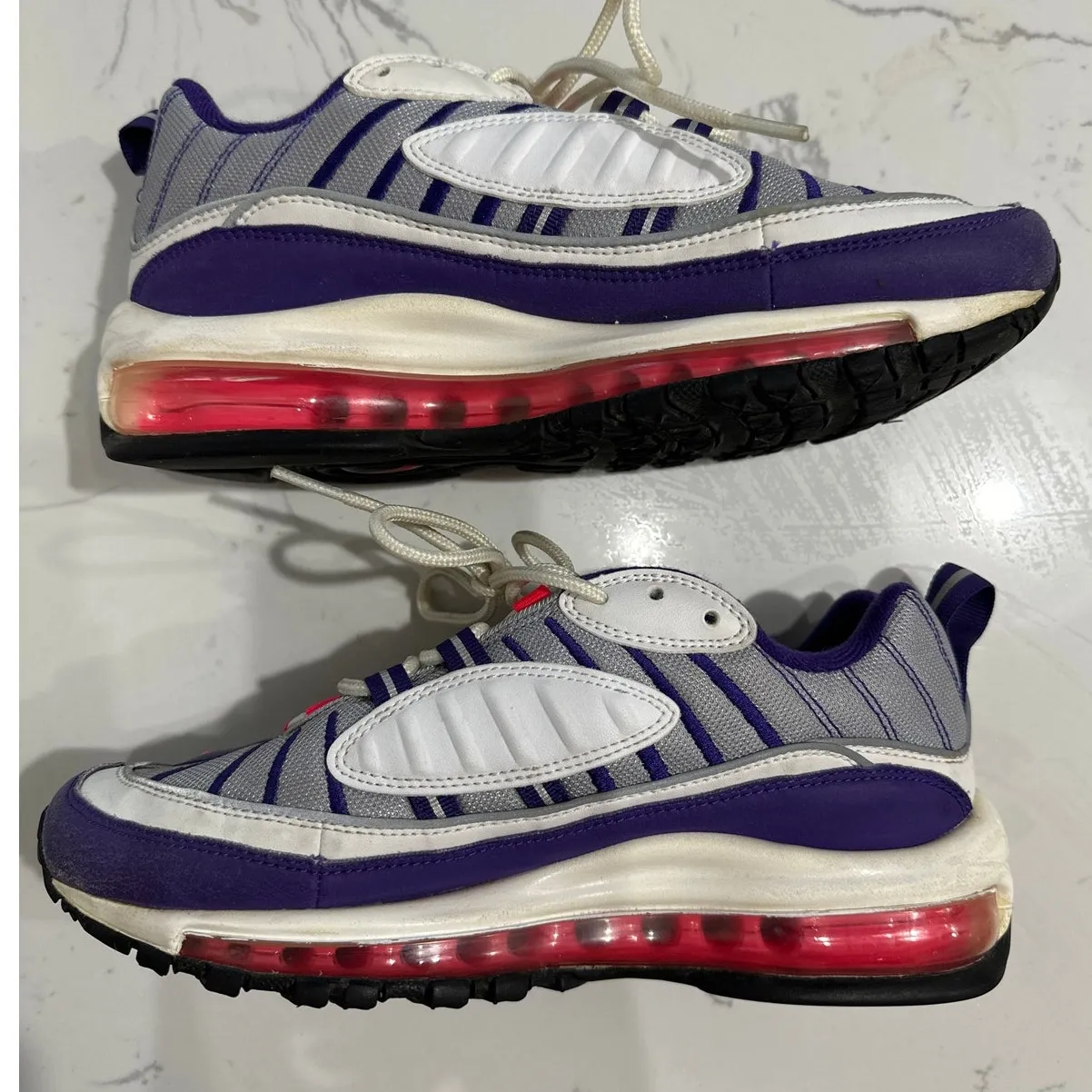 Nike Womens Air Max 98 ‘Raptors’ Sneaker, Size 7.5, EUC - Image 5