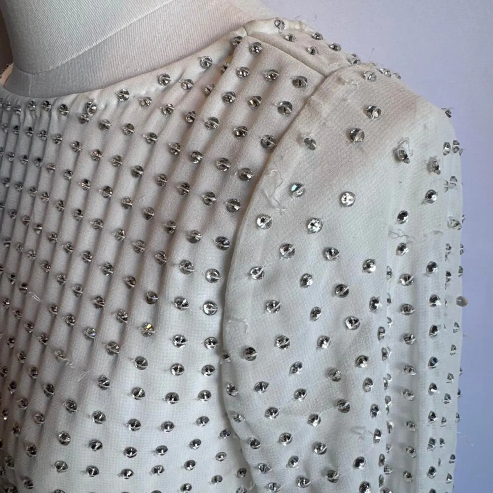 Bhldn anthropologie NWT Dress low‎ back w/tie XS Women Junior Sequin Party Dress - Image 6