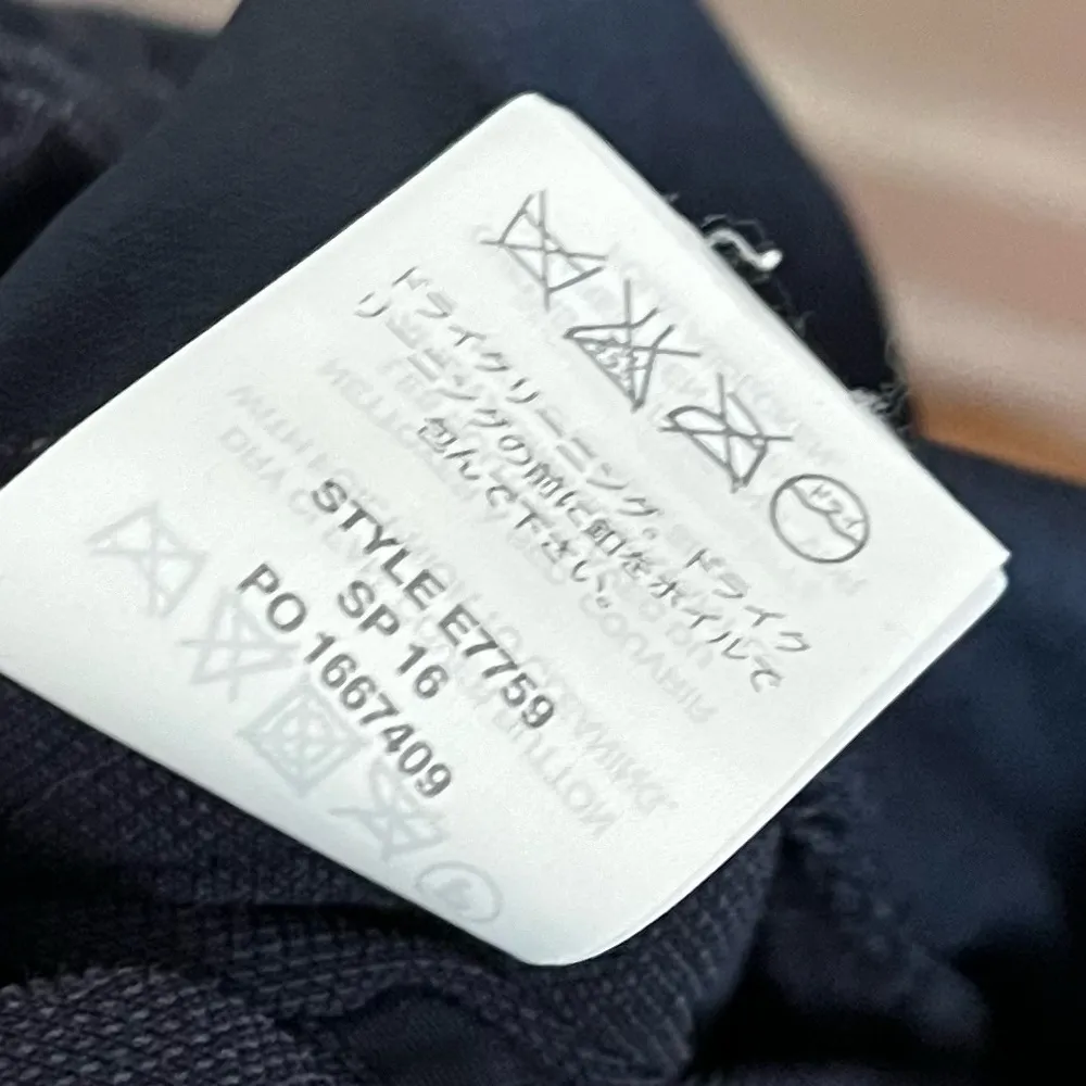 J. Crew • Navy Blue Drapey Oxford Jumpsuit - Image 6