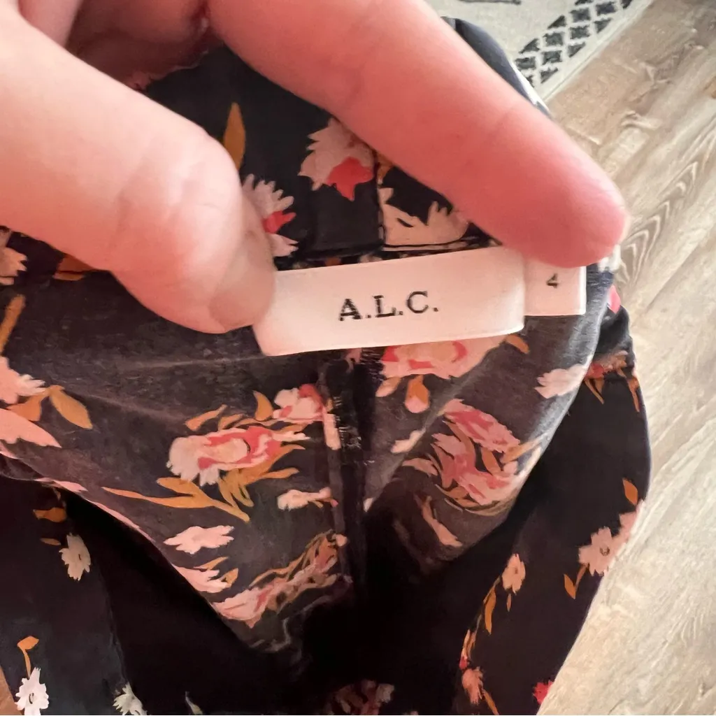 A.L.C. Senton Silk Wide‎ Leg Pants - Image 6