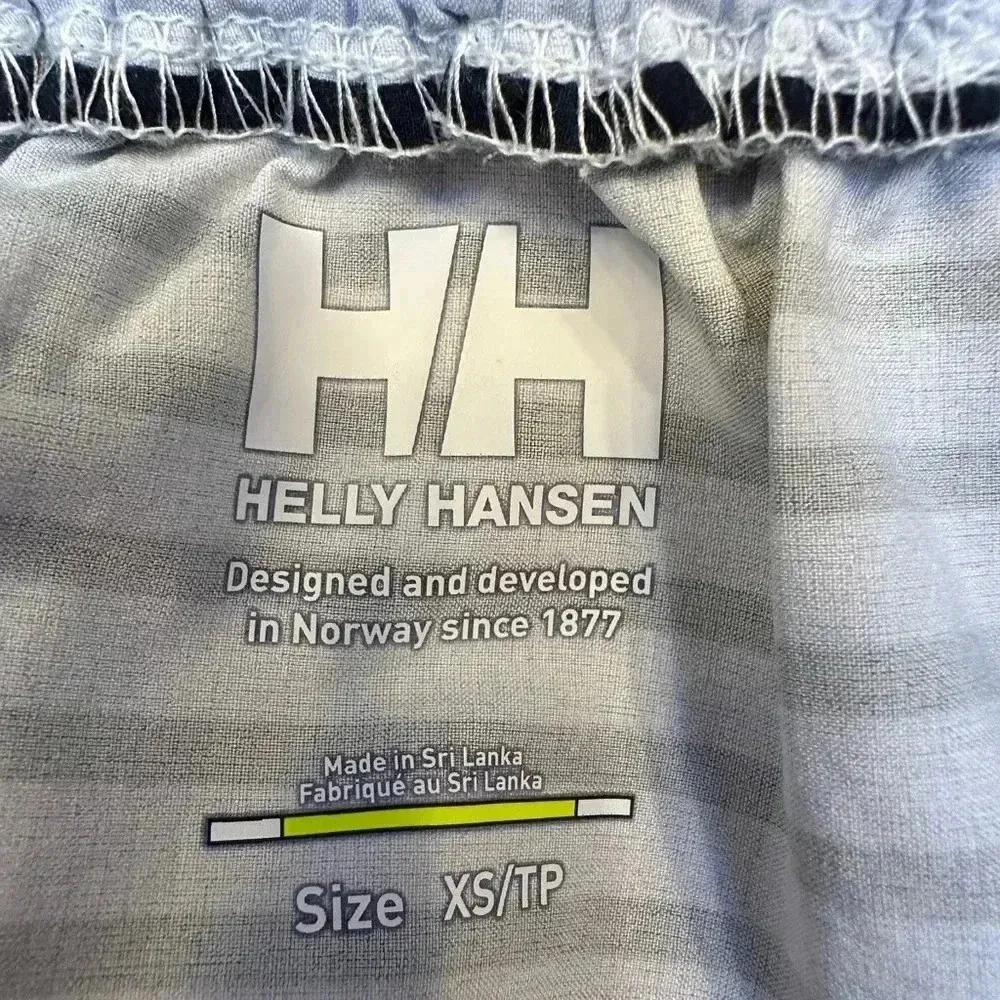 HELLY HANSEN Women's Thalia Skirt White & Dark Navy Stripe Pockets Size XS - Image 9