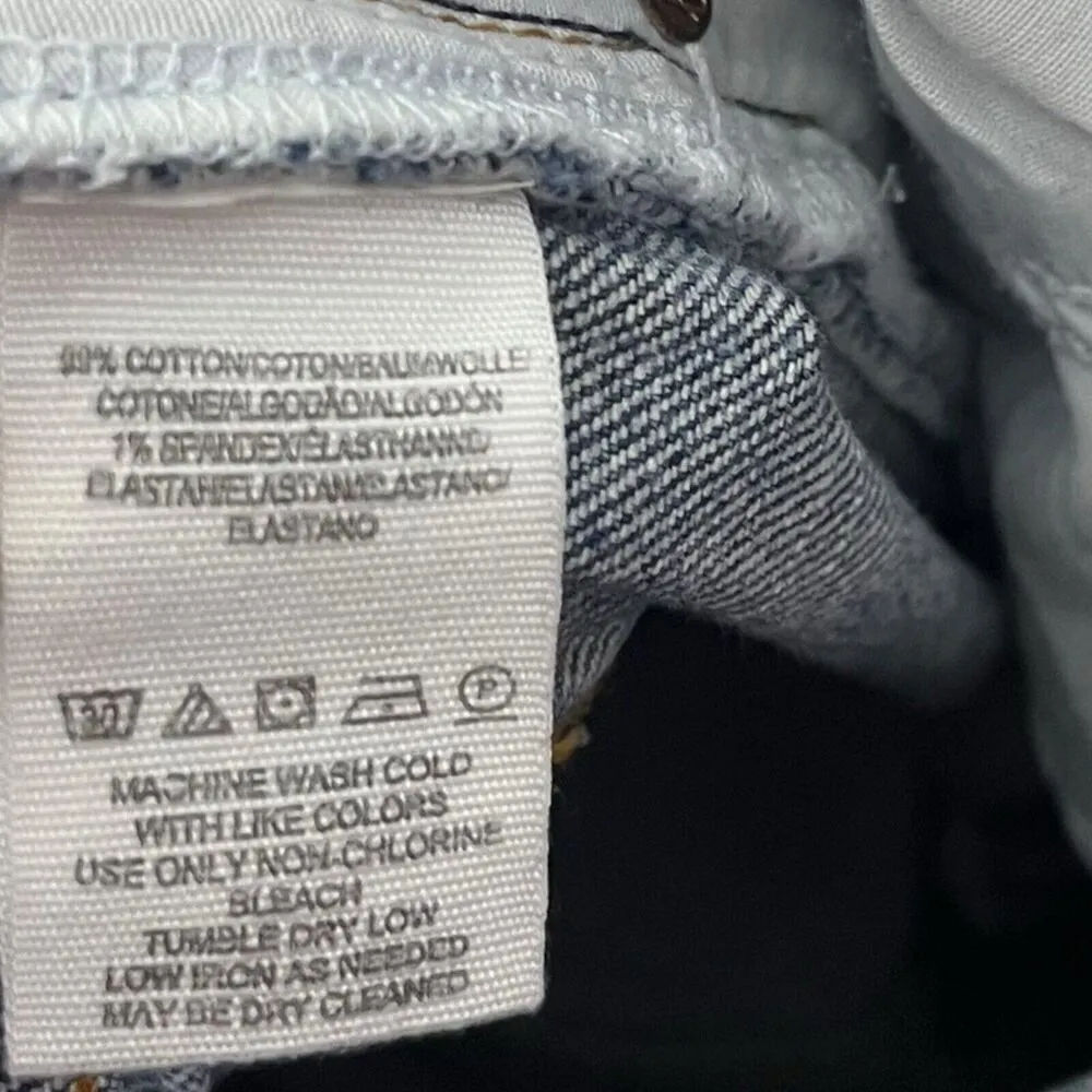 Free People We The Free Stella Skinny Jeans Distressed High Rise Size 28 - Image 12